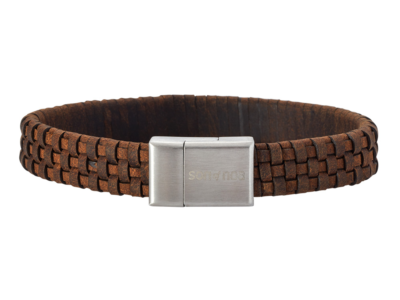 SON Bracelet Brown Calf Leather 19cm | Noa