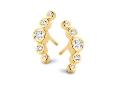 Temptation øreringe – Sterlingsølv Forgyldt | Spirit Icons