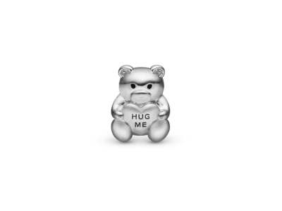 Hug Me Bear Charm Sølv | Christina Watches