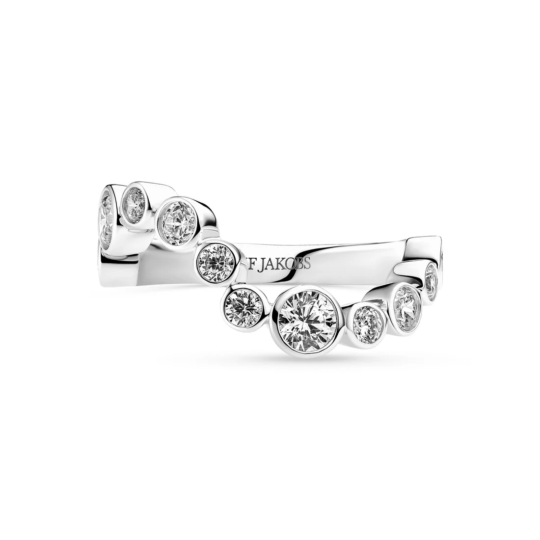 Sif Jakobs Sardinien Wave sølv ring i 925 sterling sølv.